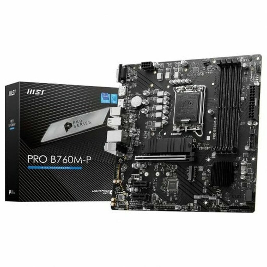 Материнська плата Msi Pro B760M-P Ddra Lga 1700 Intel від компанії Euromarka - фото 1