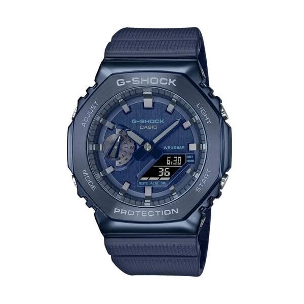 Мод Casio G-Shock. Дуб Металевий Покритий — Синій від компанії Euromarka - фото 1