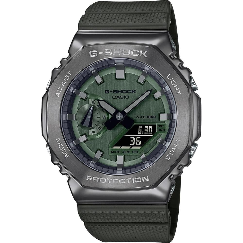 Мод Casio G-Shock. Дуб Металевий Покритий — Зелений від компанії Euromarka - фото 1