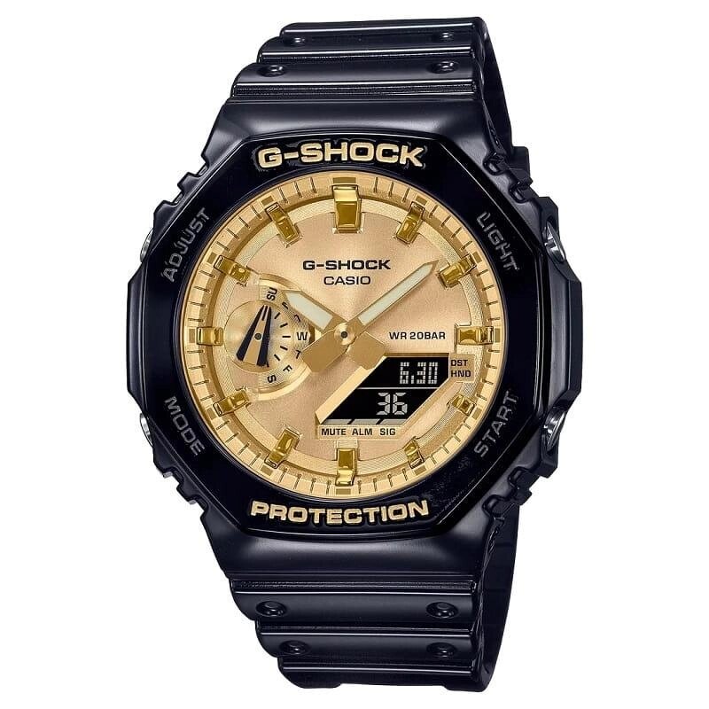 Мод Casio G-Shock. Дуб — золотий циферблат від компанії Euromarka - фото 1