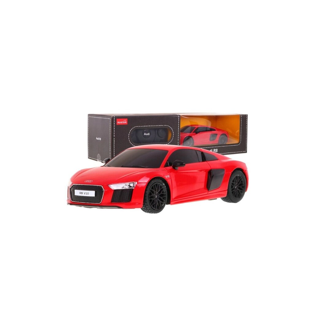 Модель Audi R8 червоний RASTAR 1:24 Автомобіль з дистанційним керуванням + пульт 2,4 ГГц від компанії Euromarka - фото 1