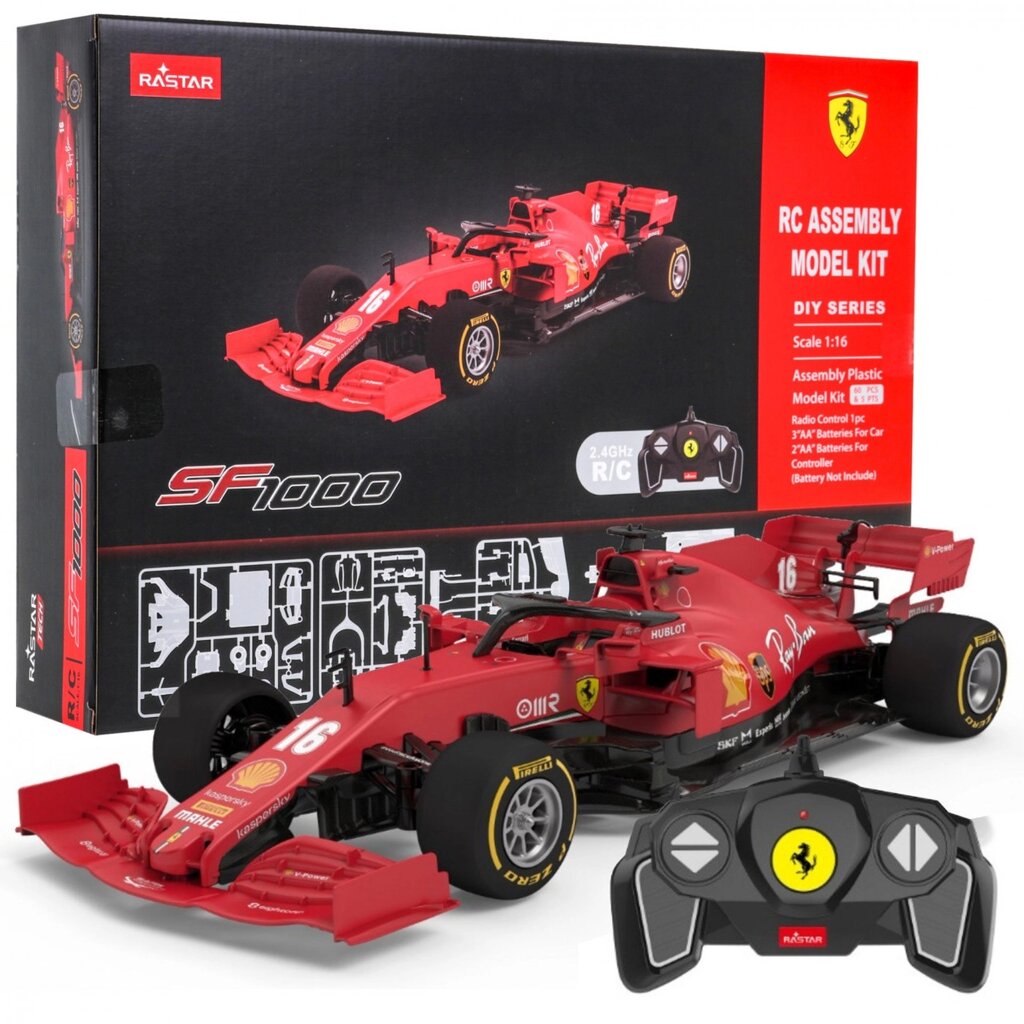 Модель Ferrari SF1000 red RASTAR 1:16 Перегоновий автомобіль із дистанційним керуванням + обвіс + пульт від компанії Euromarka - фото 1