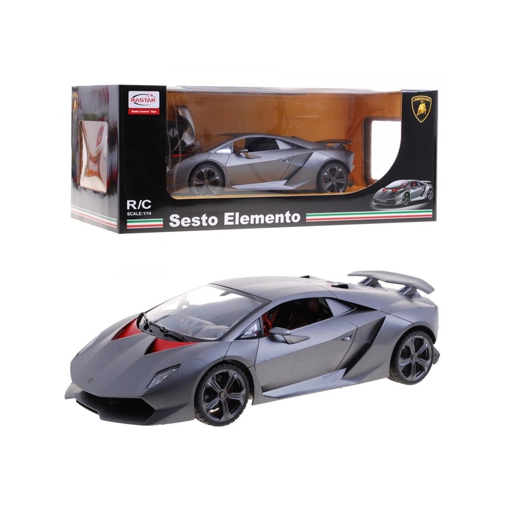 Модель Lamborghini Sesto Elemento RASTAR 1:14 Автомобіль з дистанційним керуванням + пульт дистанційного від компанії Euromarka - фото 1