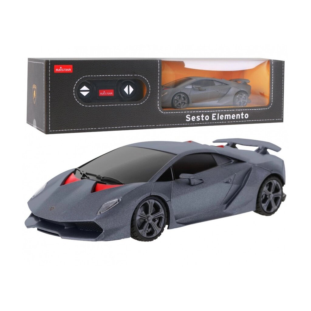 Модель Lamborghini Sesto Elemento RASTAR 1:24 Автомобіль з дистанційним керуванням + пульт дистанційного від компанії Euromarka - фото 1