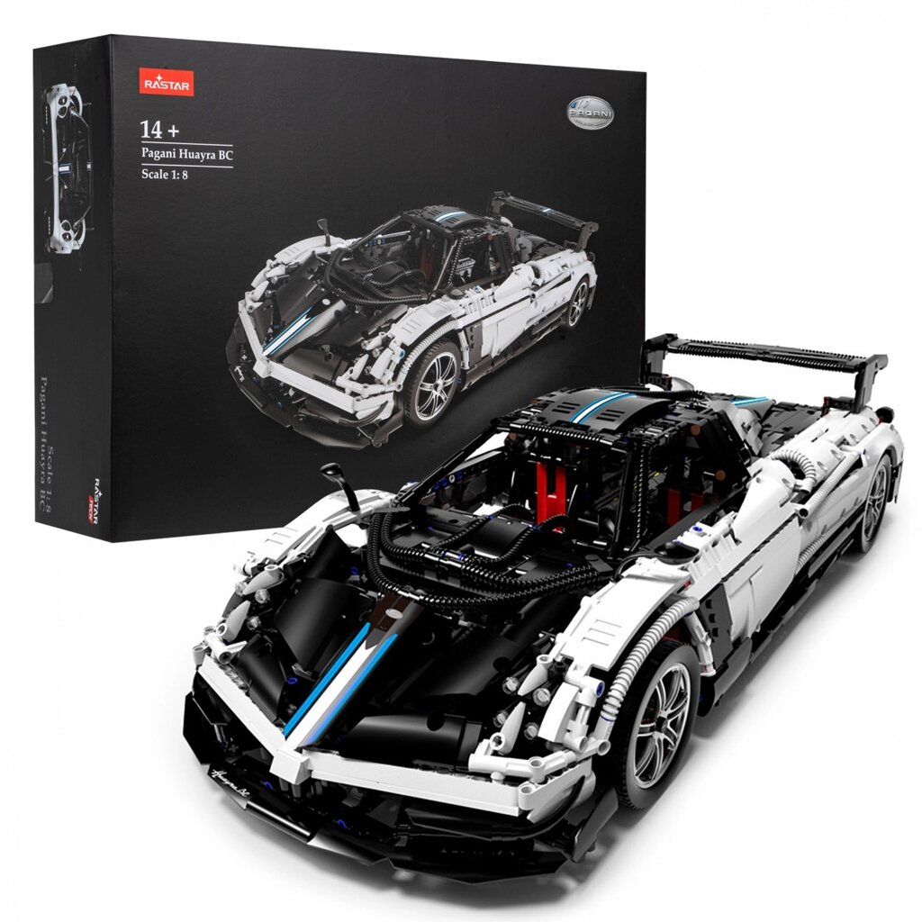 Модель Pagani Huayra RASTAR 1:8 Складаний автомобіль 2896 Технічна цегла + двері, що відчиняються від компанії Euromarka - фото 1