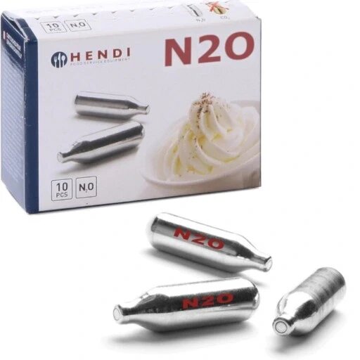 Молочні змішувачі Syphone Cartridges для збитого вершків N2O Gas 10 pcs. від компанії Euromarka - фото 1
