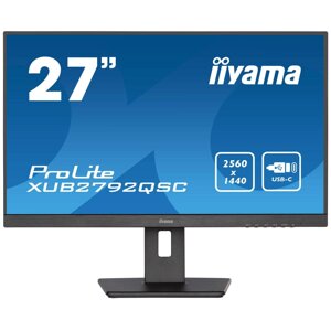 Монітор Iiyama Prolite 27 дюймів 27 дюймів Led Ips без мерехтіння 75 Гц