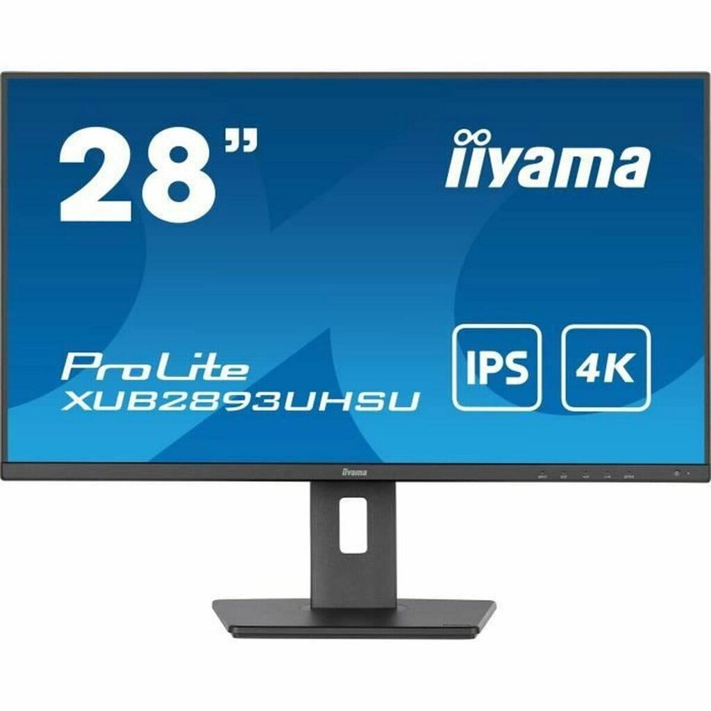 Монітор Iiyama Prolite 28 дюймів зі світлодіодною підсвіткою Ips, без мерехтіння, 50-60 Гц від компанії Euromarka - фото 1