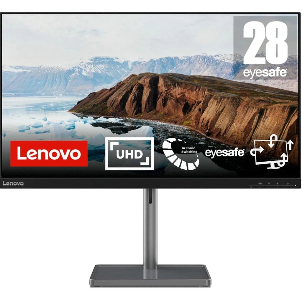 Монітор Lenovo L28U35 28 дюймів зі світлодіодною підсвіткою Ips Amd Freesync від компанії Euromarka - фото 1