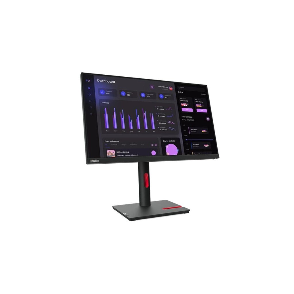 Монітор Lenovo Thinkvision T24I-30 Full Hd 23,8 дюйма, світлодіодний Ips, без мерехтіння, 60 Гц від компанії Euromarka - фото 1