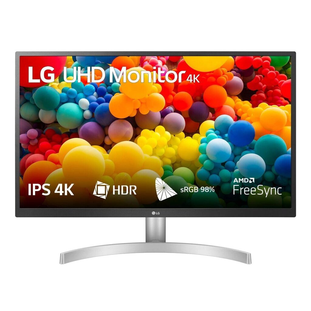 Монітор LG 27Ul500-W 27 дюймів 4K Ultra HD Ips Hdr Led від компанії Euromarka - фото 1