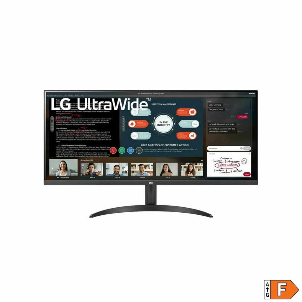 Монітор LG 34Wp500-B Hdr10 34 дюйми, надширокий, Full HD від компанії Euromarka - фото 1