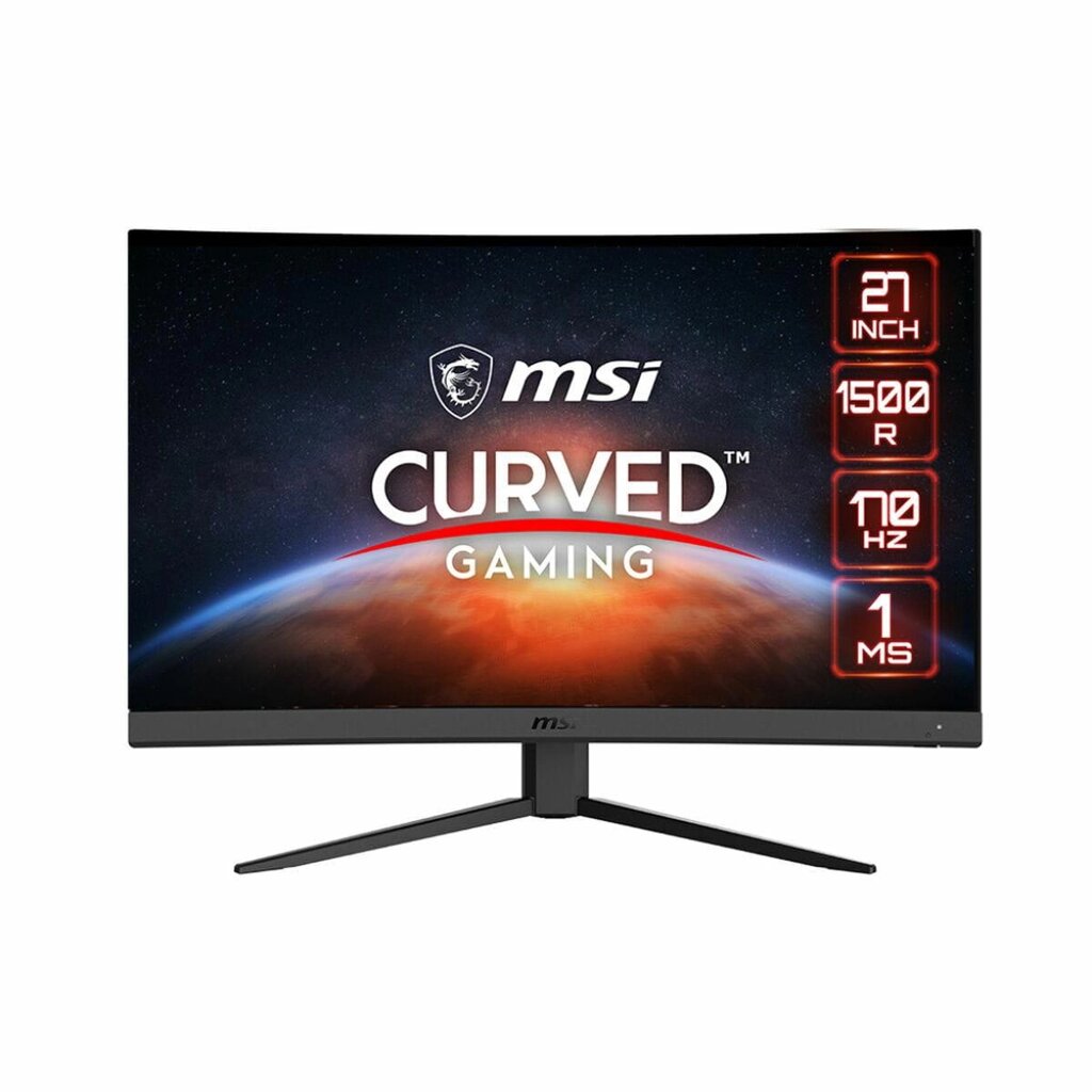 Монітор Msi G27Cq4 E2, 27 дюймів, широкий РК-дисплей Quad Hd зі світлодіодною підсвіткою Va, без мерехтіння, 170 від компанії Euromarka - фото 1