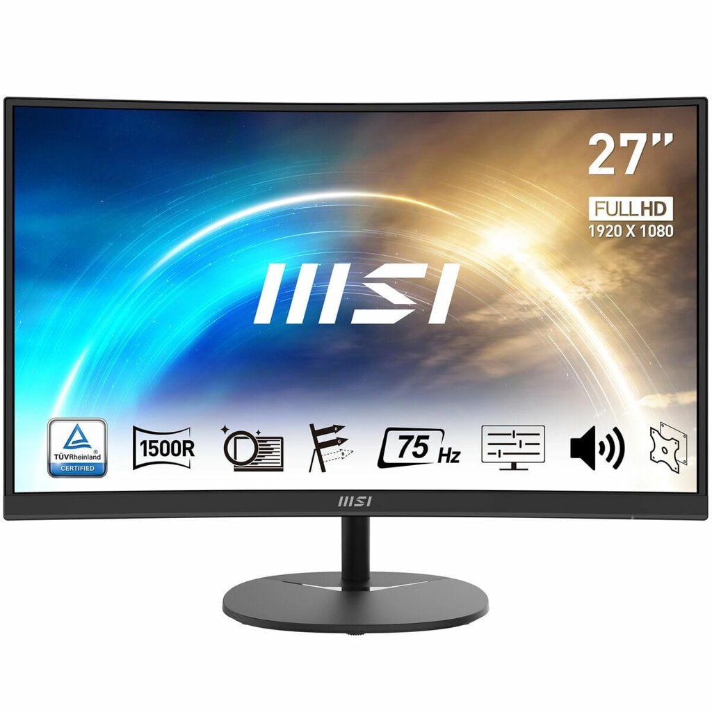 Монітор Msi Mp271Ca Full HD 27 дюймів, 75 Гц, світлодіод Va Amd Freesync, без мерехтіння від компанії Euromarka - фото 1