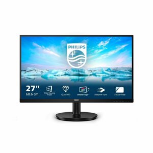 Монітор Philips 275V8La/00 Wled Quad Hd 27 дюймів зі світлодіодною підсвіткою Va без мерехтіння