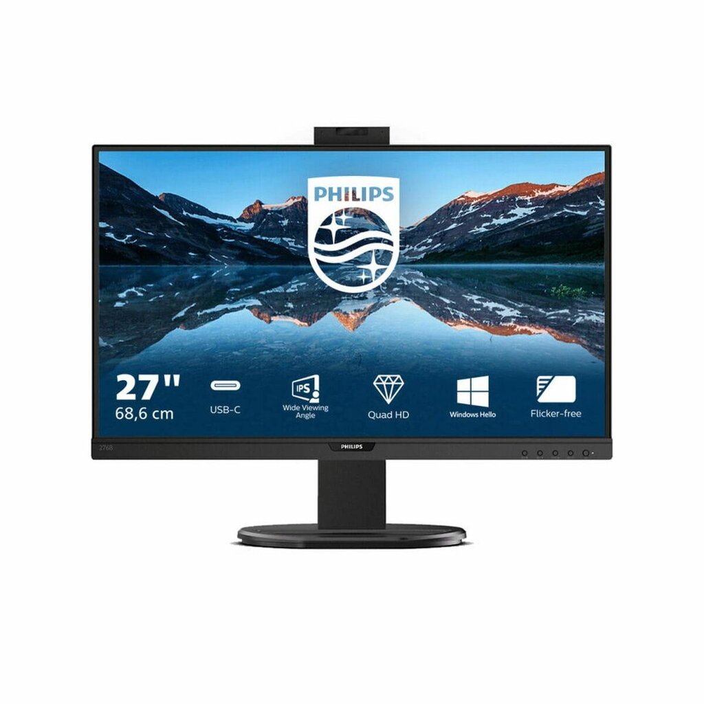 Монітор Philips 276B9H/00 Quad Hd Ips 27 дюймів, без мерехтіння, 75 Гц, 27 дюймів від компанії Euromarka - фото 1