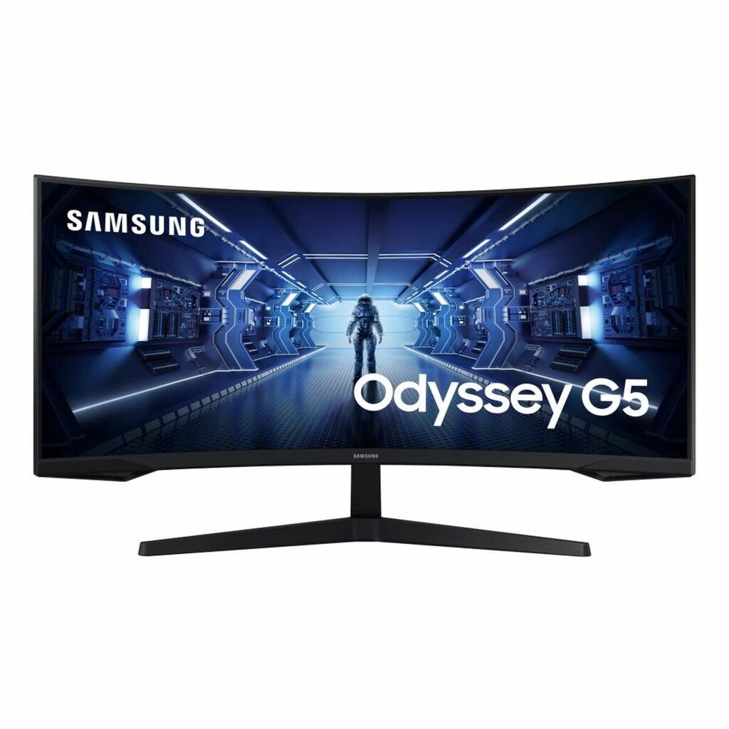 Монітор Samsung Odyssey G5 — G55T C34G55Twp, 34 дюйми, надширокий, Dual Quad HD, 165 Гц від компанії Euromarka - фото 1