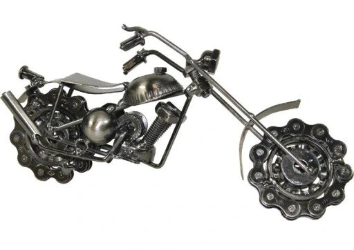 Мотор мотоцикл металевий декору для декору подарунок M25 Статуетка Бренд Європи від компанії Euromarka - фото 1