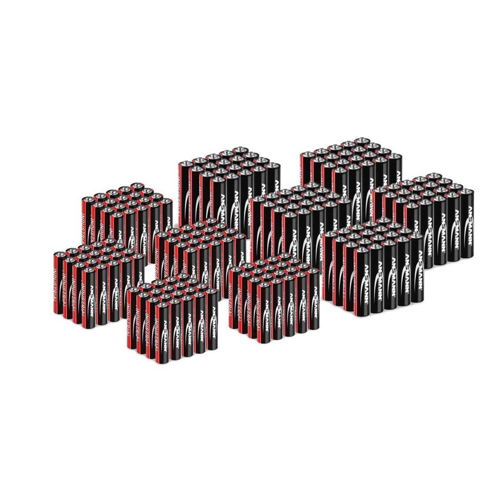 Набір промислових батарей - лужні - AAA LR03 - 100 pcs. {{1 шт. Ansmann (-) від компанії Euromarka - фото 1