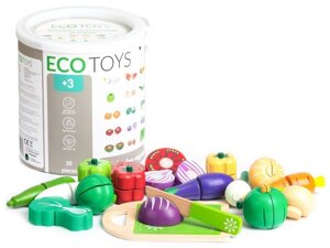 Набір з 20 екологічних іграшок для подрібнення овочів Польща