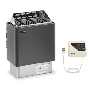 Набор саунской плиты + панель управления сауной - 4,5 кВт - от 30 до 110 ° C - светодиодный дисплей Uniprodo (