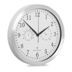 Настінний годинник - 30 см - вологість і температура Uniprodo (