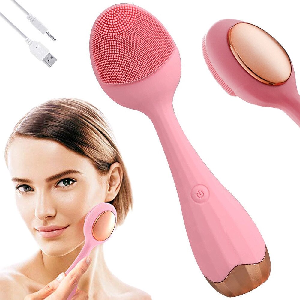 Очисна щітка для обличчя Sonic Massager 24154 від компанії Euromarka - фото 1