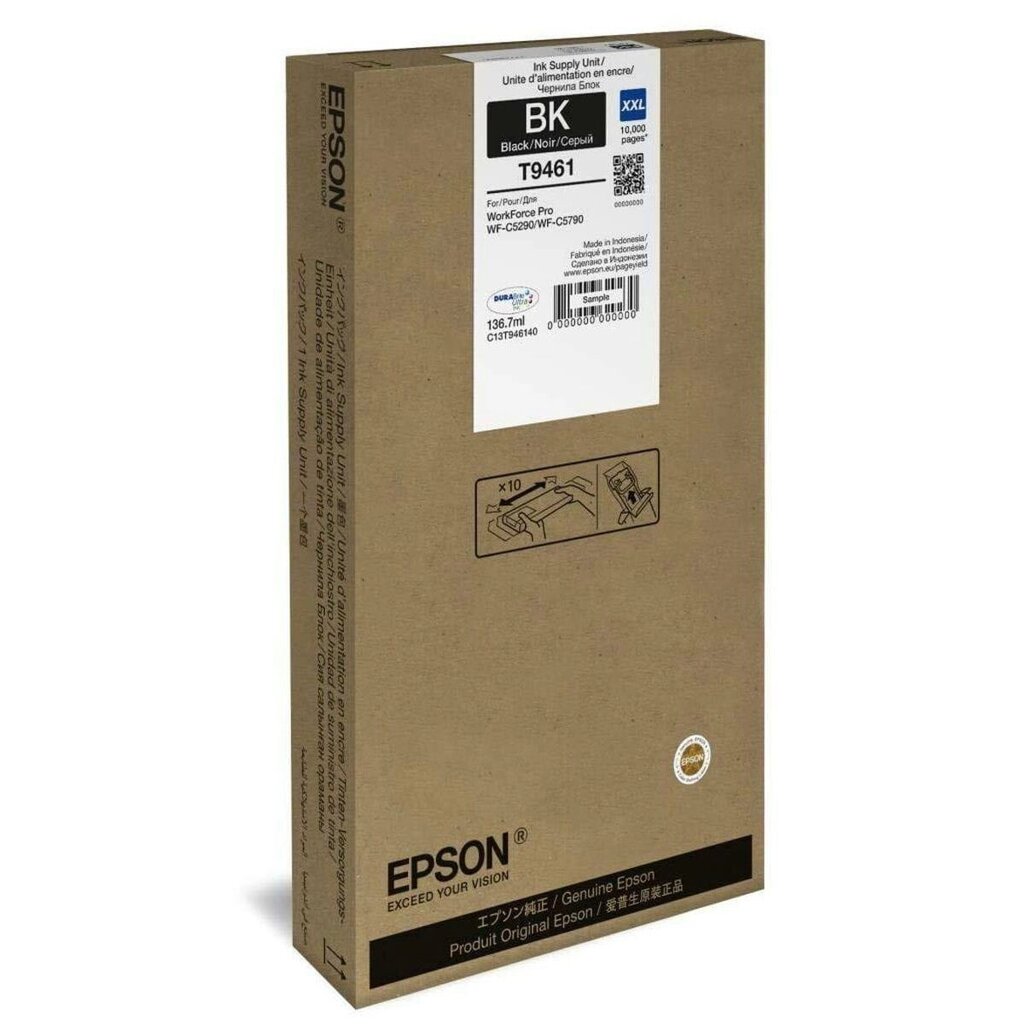 Оригінальний чорний картридж Epson C13T946140 від компанії Euromarka - фото 1