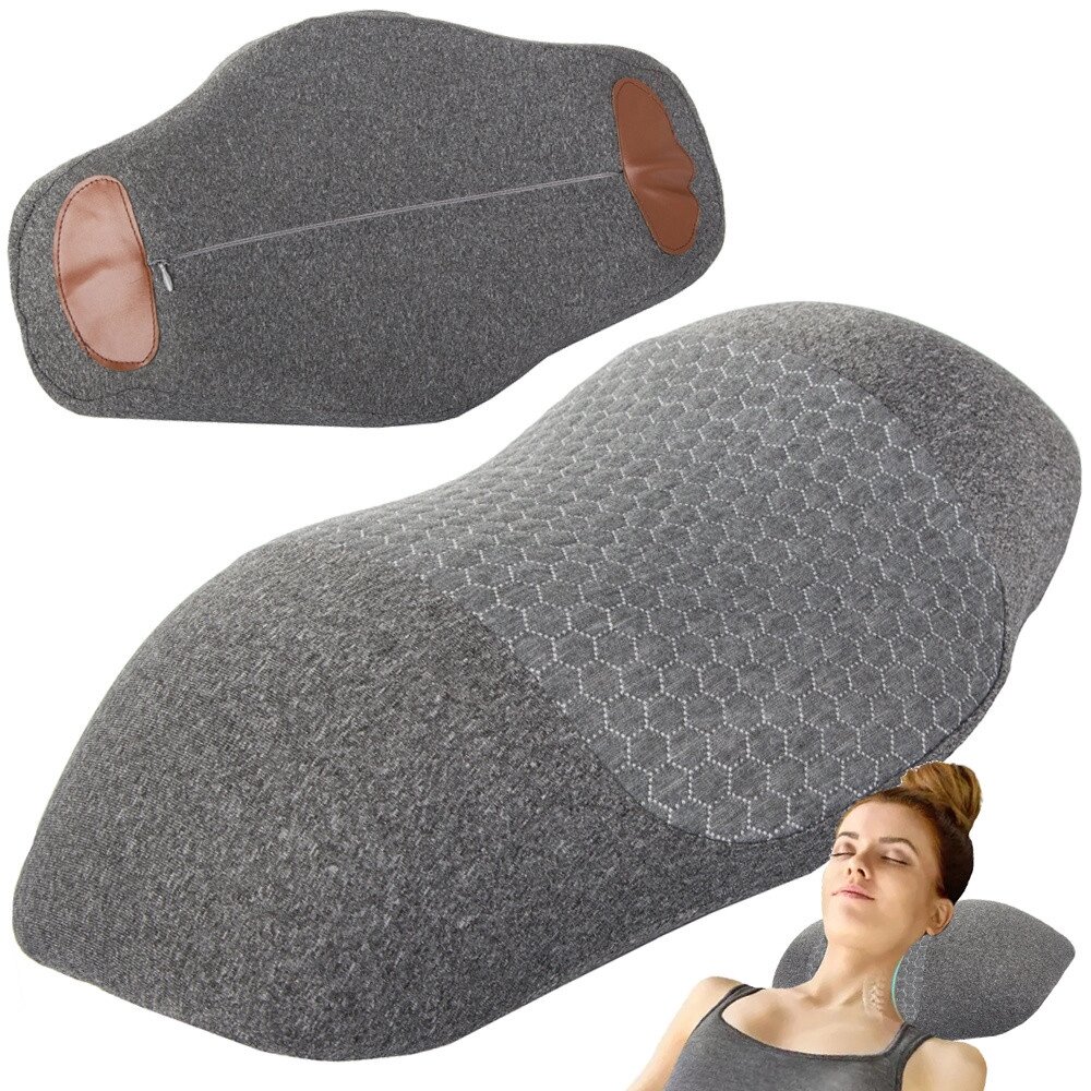 Ортопедична подушка для сну, підтримка шиї, профільований поролон. від компанії Euromarka - фото 1