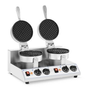 Waffle і Double - Royal Catering - круглий - 2600 w Royal Catering EX10012036 вафля (-)