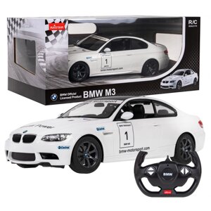 Модель BMW M3 білий RASTAR 1:14 Автомобіль з дистанційним керуванням + пульт 2,4 ГГц