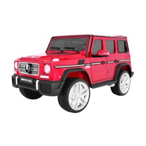 Дитячий автомобіль на акумуляторі Mercedes AMG G65 Червоний + Фарба + Багажник + Фари Звуки