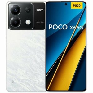 Смартфони Poco X6 5G 6,7 дюйма, восьмиядерний процесор, 12 ГБ оперативної пам'яті, 256 ГБ, білий