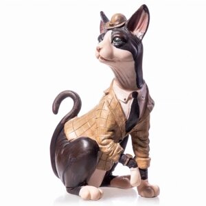 Figurine декоративний різнокольоровий сфінкс кіт Статуетка Бренд Європи