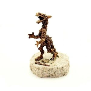 Figurine Dragon Metal на кам'яному граніті (9,5) великий Статуетка Бренд Європи