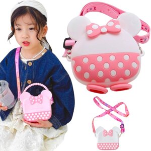 Силіконова сумка Мінні Маус для дівчинки WKS TOREBKA_780389_MINNIE_BIEL