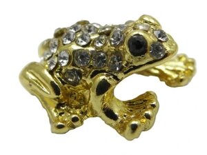 Золота жаба - метал - Feng Shui Статуетка Бренд Європи
