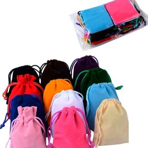 Біжутерія 10x Мішечок чохол оксамитовий 7х9см подарунковий для ювелірних виробів Польща