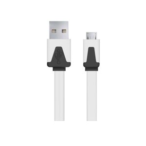 Кабель esperanza micro usb 2.0 a-b m/m 1.0 m плоский зелений EB182W