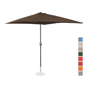 Стоячий садовий парасолька - 200 x 300 см - коричневий Uniprodo (-)