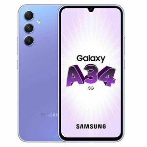 Смартфони Samsung A34 5G 6.6" 128 ГБ Purple Purple 6 ГБ Ram 128 ГБ