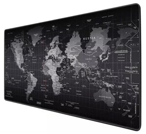 Великий килимок для миші 80x30 карта світу Aptel AK135B