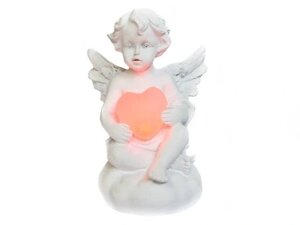Ангел з серцем підсвічування ангела світлодіодний ангел Статуетка Бренд Європи