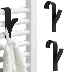 2x гачок для вішака для радіатора, набір рушників для радіатора ванної кімнати