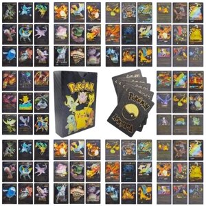 НАБІР КОЛЕКЦІОННИХ КАРТ ПОКЕМОН ЧОРНИЙ 55 шт Pokemon