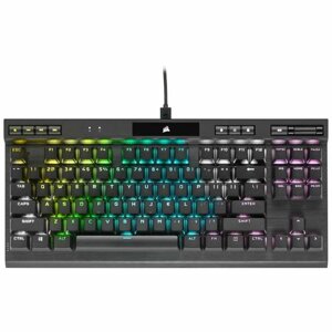 Bluetooth-клавіатура з підставкою для планшета Corsair K70 Rgb Tkl Black French Azerty