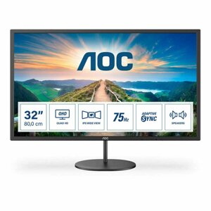 Монітор Aoc Q32V4, 32 дюйми, Ips, 75 Гц, без мерехтіння