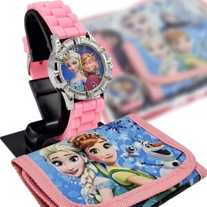 Кошелек Frozen + комплект часов Frozen ZEGARKI_wks ZEGAR_PORTF_FROZEN