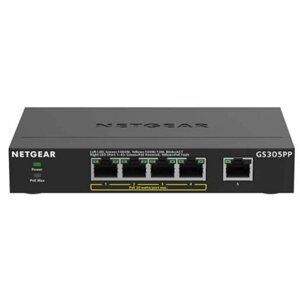 Комутатор Netgear Gs305Pp-100Pes 10 Гбіт/с