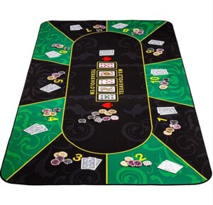 Килимок покерний GAMES PLANET 2893 160x80 см зелений
